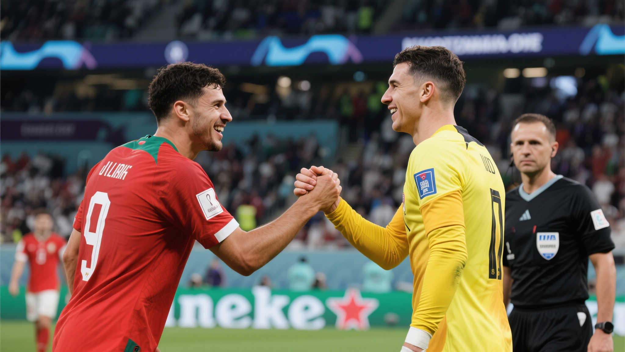 梅西冲穆里尼奥招手:场边互动成经典画面 梅西冲穆里尼奥招手:场边互动成经典画面